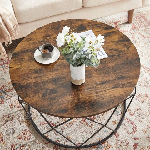 STOLIK KAWOWY OKRĄGŁY INDUSTRIALNY LOFT RUSTYKALNY STOLIK KAWOWY OKRĄGŁY INDUSTRIALNY LOFT RUSTYKALNY