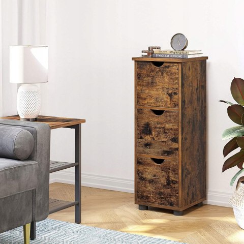 SZAFKA BOCZNA WNĘKOWA 3 SZUFLADY RUSTYKALNA LOFT SZAFKA BOCZNA WNĘKOWA 3 SZUFLADY RUSTYKALNA LOFT