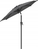 PARASOL OGRODOWY BALKON SZARY ANTRACYT SKŁADANY 2M