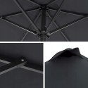 PARASOL OGRODOWY BALKON SZARY ANTRACYT SKŁADANY 2M