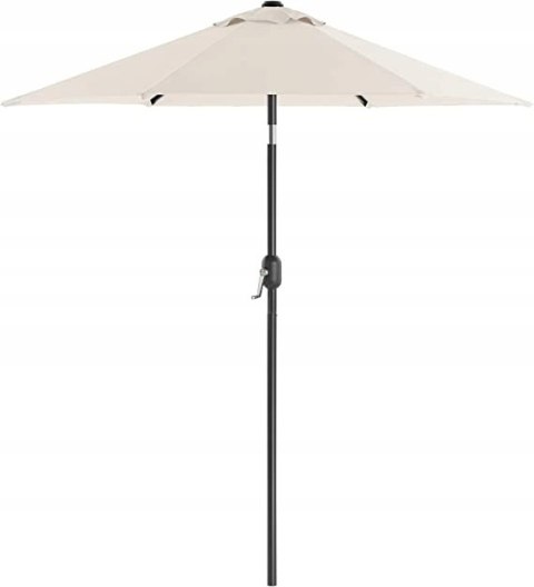 PARASOL OGRODOWY BEŻOWY 200 X 230 CM KLASYCZNY