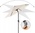 PARASOL OGRODOWY BEŻOWY 200 X 230 CM KLASYCZNY