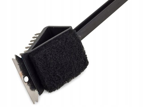 SZCZOTKA DO GRILLA RUSZTÓW 38,5 CM DRUCIANA 3 W 1 SZCZOTKA DO GRILLA RUSZTÓW 38,5 CM DRUCIANA 3 W 1