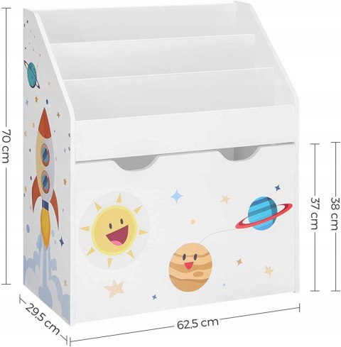 REGAŁ SORTER DZIECIĘCY NA ZABAWKI 62x29x70cm BIAŁY REGAŁ SORTER DZIECIĘCY NA ZABAWKI 62x29x70cm BIAŁY