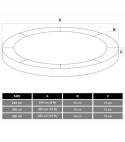 OSŁONA NA SPRĘŻYNY KRAWĘDZI TRAMPOLINY 244-244 cm
