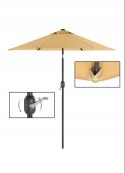 PARASOL OGRODOWY KLASYCZNY 200 X 230 CM BEŻ