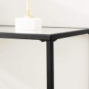 STOLIK KONSOLOWY BOCZNY CZARNY 100 x 35 x 80cm