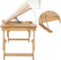STOLIK POD LAPTOPA 55 CM BAMBUSOWY JASNY BRĄZ