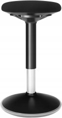 HOKER BIUROWY STOŁEK OBROTOWY ERGONOMICZNY CZARNY 65 x 36 x 36 cm