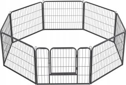 KOJEC KLATKA WYBIEG DLA PSA 164,5X60X164,5CM, 8 PANELI YAHEETECH 591435BK