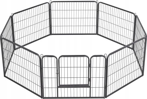 KOJEC KLATKA WYBIEG DLA PSA 164,5X60X164,5CM, 8 PANELI YAHEETECH 591435BK