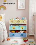 ORGANIZER PÓŁKA NA ZABAWKI 62,5 x 29,5 x 60 cm WIELOKOLOROWA