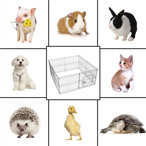 WYBIEG KLATKA KOJEC DLA MAŁYCH ZWIERZĄT 122 x122cm YAHEETECH 591650BL WYBIEG KLATKA KOJEC DLA MAŁYCH ZWIERZĄT 122 x122cm YAHEETECH 591650BL