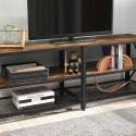 STOLIK RTV INDUSTRIALNY RUSTYKALNY LOFT SZAFKA 140 cm x 50 cm x 39 cm