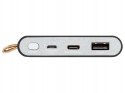 WYGODNY POWERBANK 10000mAh SZYBKIE ŁADOWANIE SILVERCREST CZARNY