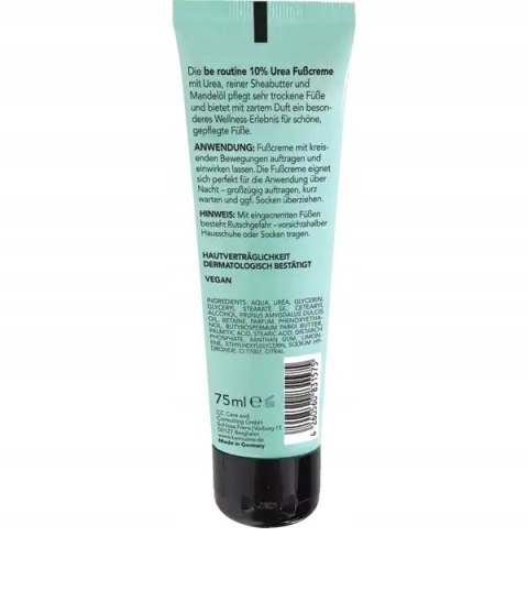 KREM DO STÓP #BE ROUTINE 10% MOCZNIK KREM DO STÓP #BE ROUTINE 10% MOCZNIK