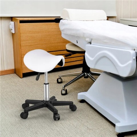 STOŁEK TABORET SIODŁOWY KOSMETYCZNY YAHEETECH BIAŁY 591510W STOŁEK TABORET SIODŁOWY KOSMETYCZNY YAHEETECH BIAŁY 591510W