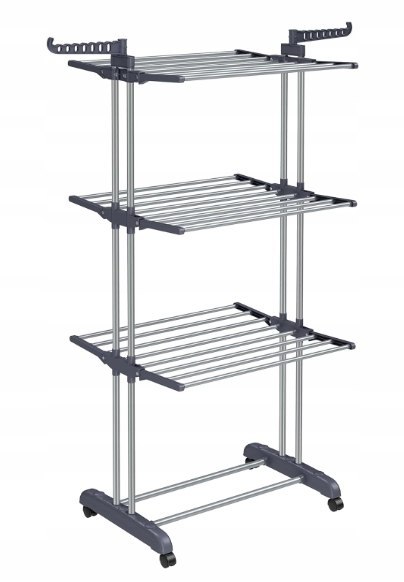 SUSZARKA NA UBRANIA STOJĄCA szara DUŻA SKŁADANA Songmics 172 cm x 47-60 cm SUSZARKA NA UBRANIA STOJĄCA szara DUŻA SKŁADANA Songmics 172 cm x 47-60 cm