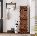 SZAFKA NA BUTY MODUŁOWA RUSTYKALNY BRĄZ LOFT 31 x 43 x 173 cm