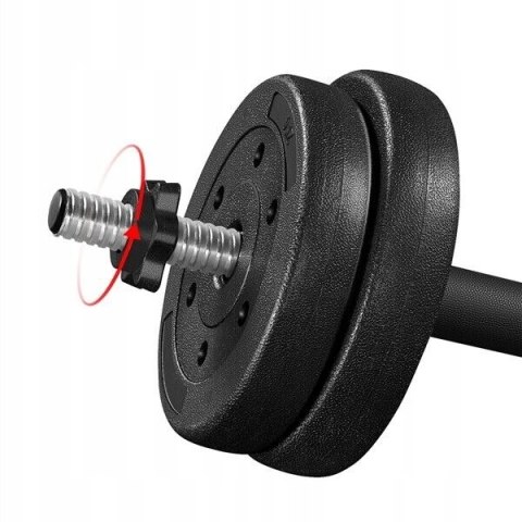 ZESTAW HANTLI YAHEETECH 30KG 610924BK ZESTAW HANTLI YAHEETECH 30KG 610924BK