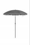 PARASOL PLAŻOWY DUŻY SKŁADANY 160 cm UPF 50+ SZARY