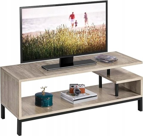 SZAFKA STOLIK RTV stojąca yaheetech 106 cm x 40 cm x 40 cm 611032G