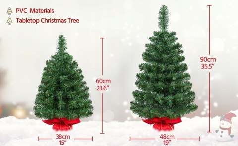 SZTUCZNA CHOINKA mała 90 cm 411329GREEN SZTUCZNA CHOINKA mała 90 cm 411329GREEN
