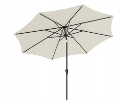 PARASOL tarasowy OGRODOWY BALKONOWY 340 CM jasny beż duży