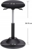 TABORET OBROTOWY z regulacją Songmics 70 x 41 x 41 cm