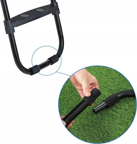 Drabinka do trampolin Songmics o wysokości maty 76cm (dł drabinki 82,5 cm) Drabinka do trampolin Songmics o wysokości maty 76cm (dł drabinki 82,5 cm)