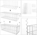 KOSZ GAMBIONOWY gambion songmics 100 x 30 x 30 cm