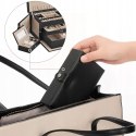 Szkatułka organizer pudełko na biżuterię Songmics 17x26x18 cm czarna