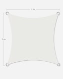 Żagiel ogrodowy przeciwsłoneczny 300 x 300 wodoodporny