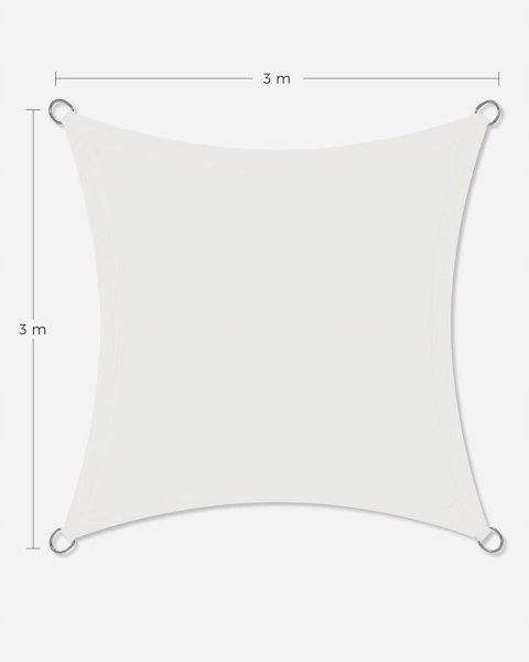 Żagiel ogrodowy przeciwsłoneczny 300 x 300 wodoodporny