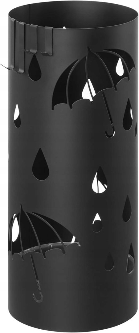 PARASOLNIK Stojak na parasole metal Songmics czarny PARASOLNIK Stojak na parasole metal Songmics czarny