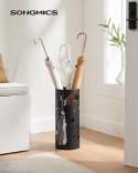 PARASOLNIK Stojak na parasole metal Songmics czarny