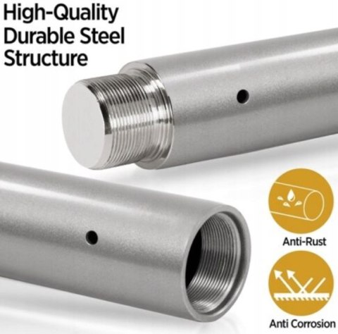 Rura do tańca POLE DANCE Drążek Yaheetech od 225 do 274,5 cm