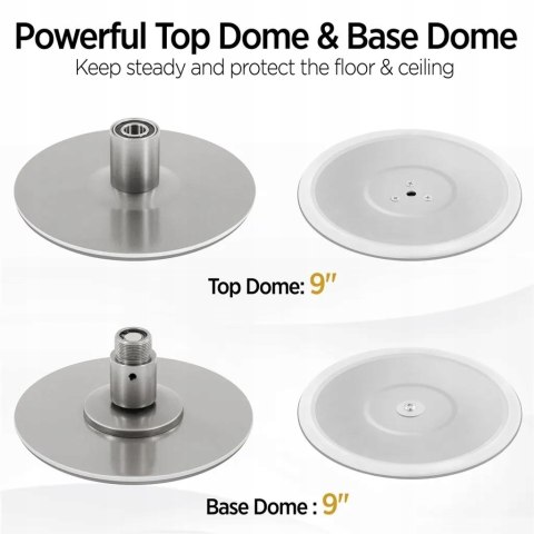 Rura do tańca POLE DANCE Drążek Yaheetech od 225 do 274,5 cm