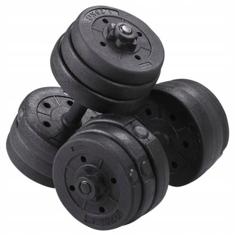 Hantle powlekane/gumowane BETON regulowane ŁĄCZNIE 20 KG zestaw 2 X 10 KG Hantle powlekane/gumowane BETON regulowane ŁĄCZNIE 20 KG zestaw 2 X 10 KG