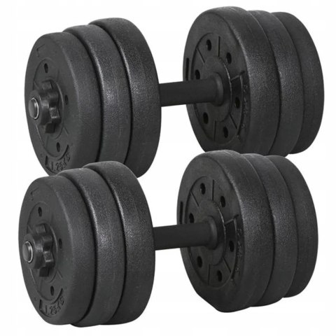 Hantle powlekane/gumowane BETON regulowane ŁĄCZNIE 20 KG zestaw 2 X 10 KG Hantle powlekane/gumowane BETON regulowane ŁĄCZNIE 20 KG zestaw 2 X 10 KG