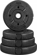 Hantle powlekane/gumowane BETON regulowane ŁĄCZNIE 20 KG zestaw 2 X 10 KG