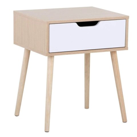 Stolik nocny kawowy boczny Loft do salonu sypialni 48,5x41x57,5 JASNY BRĄZ Stolik nocny kawowy boczny Loft do salonu sypialni 48,5x41x57,5 JASNY BRĄZ