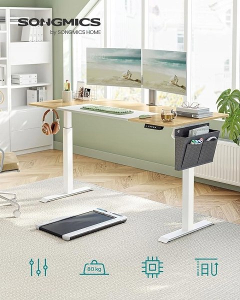 BIURKO Z ELEKTRYCZNĄ REGULACJĄ WYSOKOŚCI Songmics 70 x 160 x (72-120) cm BIURKO Z ELEKTRYCZNĄ REGULACJĄ WYSOKOŚCI Songmics 70 x 160 x (72-120) cm