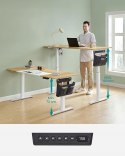 BIURKO Z ELEKTRYCZNĄ REGULACJĄ WYSOKOŚCI Songmics 70 x 160 x (72-120) cm