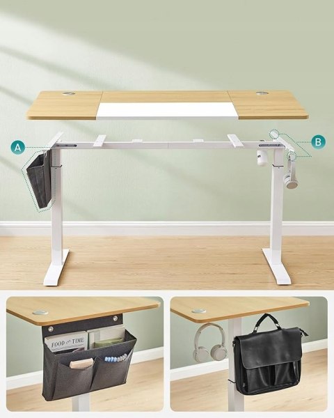 BIURKO Z ELEKTRYCZNĄ REGULACJĄ WYSOKOŚCI Songmics 70 x 160 x (72-120) cm BIURKO Z ELEKTRYCZNĄ REGULACJĄ WYSOKOŚCI Songmics 70 x 160 x (72-120) cm