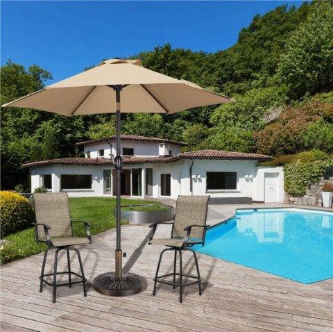 PODSTAWA POD PARASOL OGRODOWY yaheetech brąz PODSTAWA POD PARASOL OGRODOWY yaheetech brąz