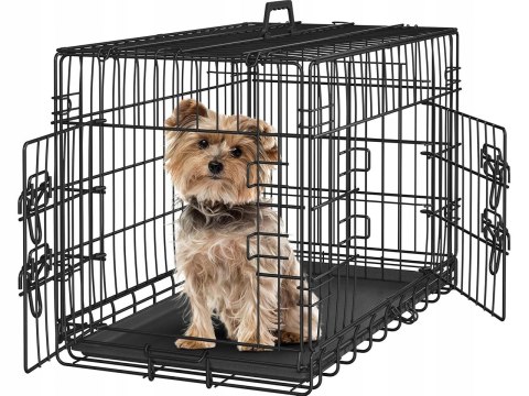 KLATKA DLA PSA KOTA TRANSPORTER METAL 76,5 cm x 44 cm x 50,5 cm KLATKA DLA PSA KOTA TRANSPORTER METAL 76,5 cm x 44 cm x 50,5 cm