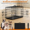 KLATKA DLA PSA KOTA TRANSPORTER METAL 76,5 cm x 44 cm x 50,5 cm
