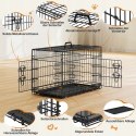 KLATKA DLA PSA KOTA TRANSPORTER METAL 76,5 cm x 44 cm x 50,5 cm
