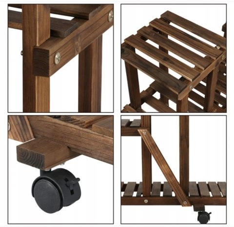 KWIETNIK 120 x 113 x 33 cm drewno yaheetech KWIETNIK 120 x 113 x 33 cm drewno yaheetech